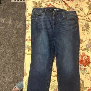 Sonoma Women's Skinny Jeans, Mid Rise  Size 16R